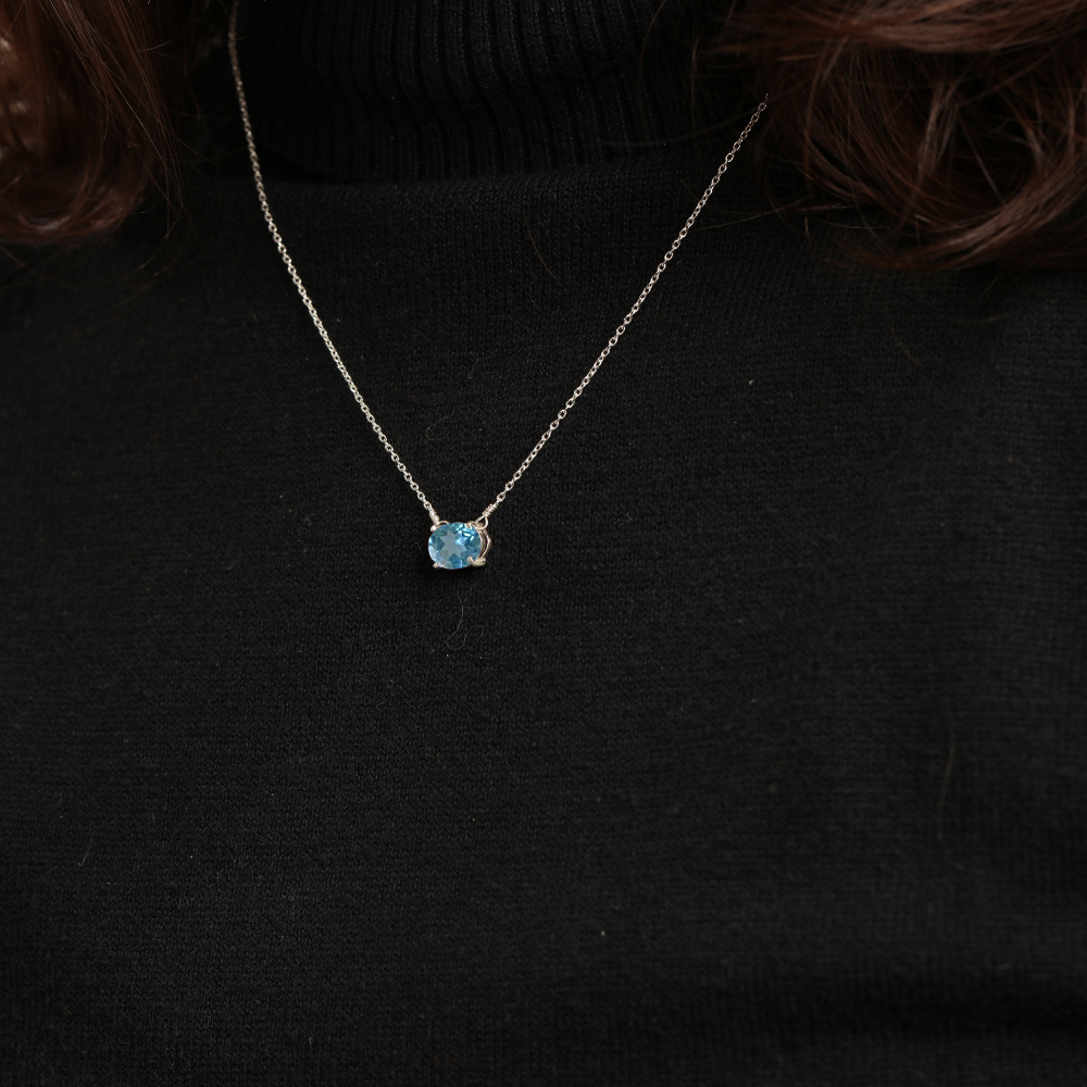 Colar Haal Oval Marie - Prata 925