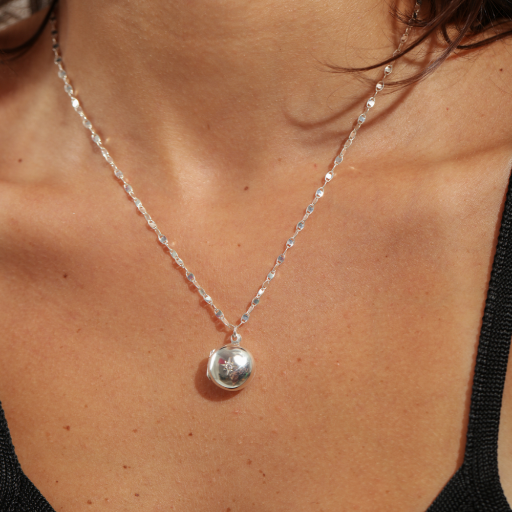 Corrente Haal Shiny - Prata 925