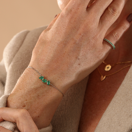 Pulseira Haal Leaf - Prata 925