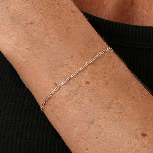 Pulseira Haal Elos Alongados - Prata 925